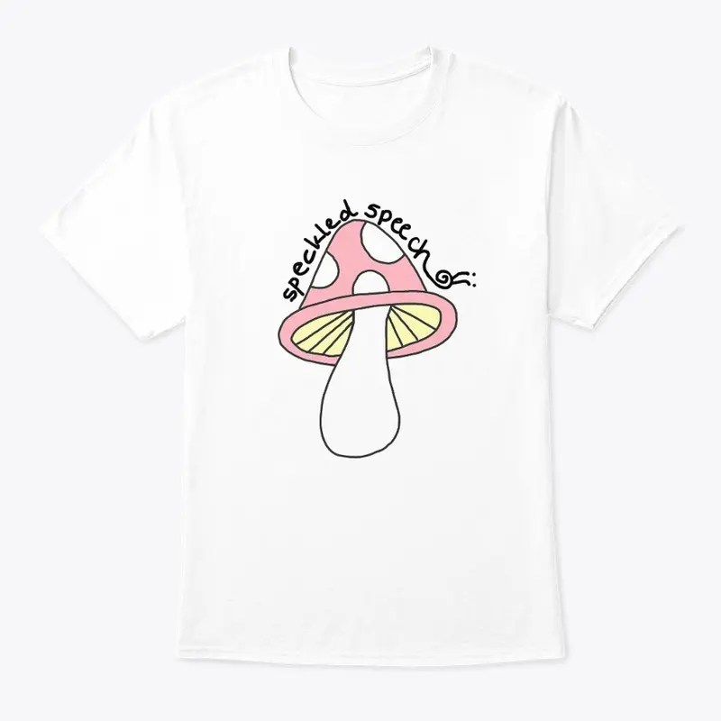 Speckled Speech Official Mushroom Logo